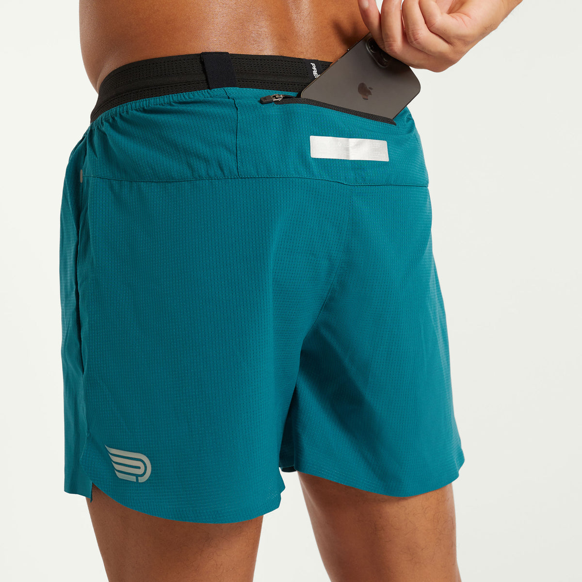 PRESSIO Run Elite 4.5&quot; Short - Herre - Grangrønn