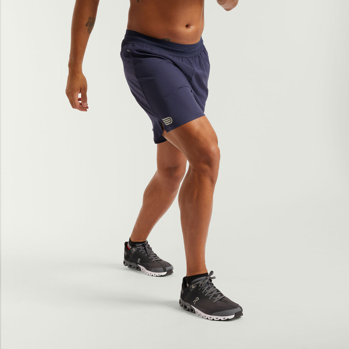 PRESSIO Run Elite 4.5&quot; Short - Herre - Marineblå