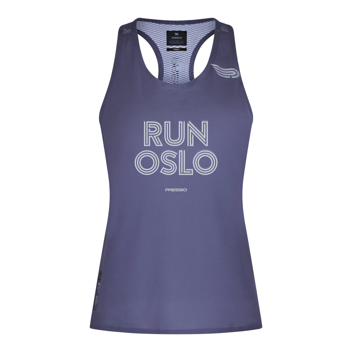 PRESSIO Ārahi RUN OSLO Singlet - Dame - Mørkegrå